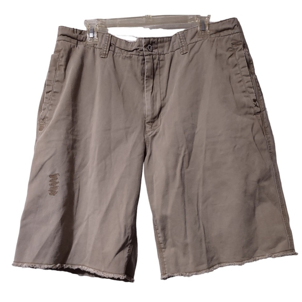 Old Navy Shorts Men's Size 36 Brown Field Tested Contract No. R(432)‎ Distressed